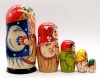 картинка Матрешка Семен с лошадкой 5 мест 14 см. арт. 05279 матрешки