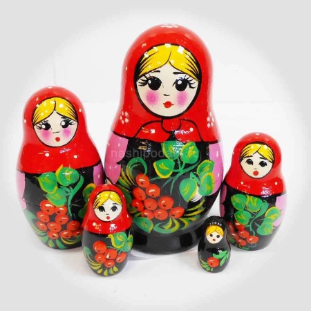 Матрешка "Вятская" 5 мест 9 см арт. 1218742