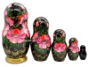 Матрешка под Жостово 5 мест 17 см. арт. 797772