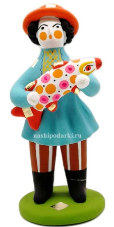 Мужик с рыбой 15 см. арт. 326583