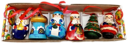 Набор новогодних игрушек 6 шт. арт. 657328