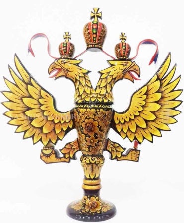 картинка Хохлома Кубок Орел Герб России 40х36см Арт. 976322 магазин подарков