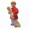 Майолика елочная игрушка "Мальчик со снопом" 7х4см арт. 1118218 