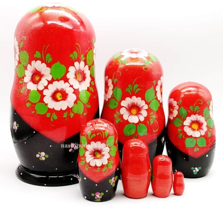 Матрешка "Хлеб да соль" 7 мест 21 см. арт. 727891