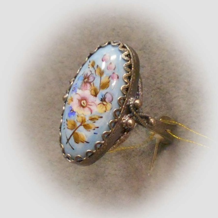 картинка Ростовская финифть Брошь арт. 1118456 