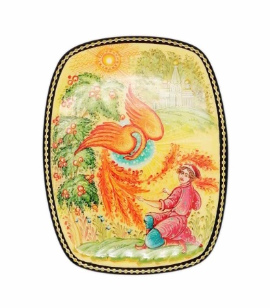 Шкатулка "Жар Птица" 10х8 см. арт. 4367852