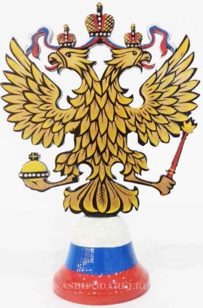 Хохлома Герб Орел малый 17х12см Арт. 896366