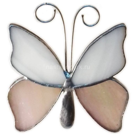 Витражное украшение подвеска-брошь "Бабочка" 6х6см Арт. 150319560 