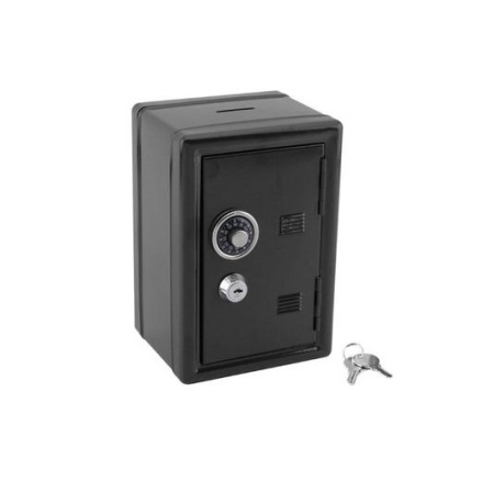 Копилка металл "Ретро сейф" (черный) Артикул: 8042 