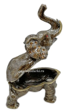 Шкатулка Фаберже слон 7х7 см. арт. 652321 