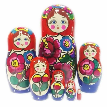 Матрешка Полхов-майданская 7 мест 21см арт. 1118325