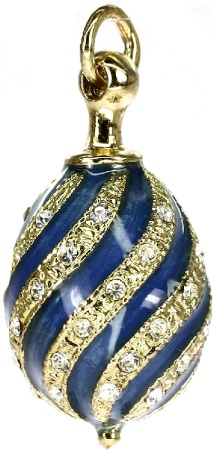 Кулон "Витой" синий арт. 121601702