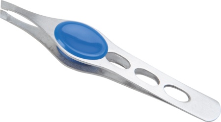 Пинцет косметический цветной, 10 см DEWAL BEAUTY TW-04 