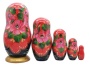 Матрешка Тверская "Цветы" 16 см. 5 мест арт. 757322