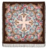 Павлопосадский платок «ПЛЕНИТЕЛЬНЫЙ ИЮЛЬ» 1730-16