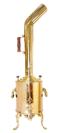 Самовар антикварный жаровой 5 л. "Походный дорожный" арт. 758322 