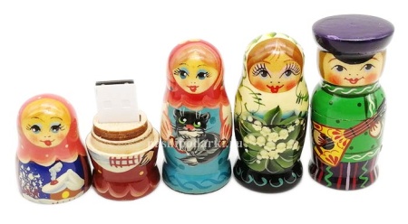 картинка Флешка матрешка 16Gb. 5см арт. 875222 магазин подарков