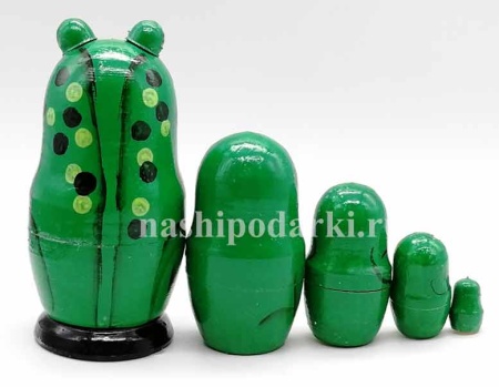 картинка Матрешка лягушка 11 см. 5 мест арт. 8572812 матрешки