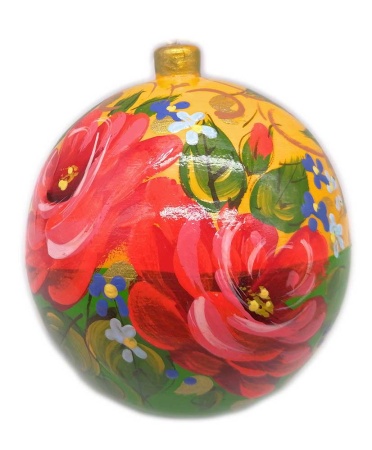 Елочный шар деревянный, открывающийся 9 см. арт. 578277