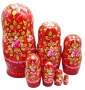 Матрешка авторская  клубничка 7 мест 22см арт. 876298