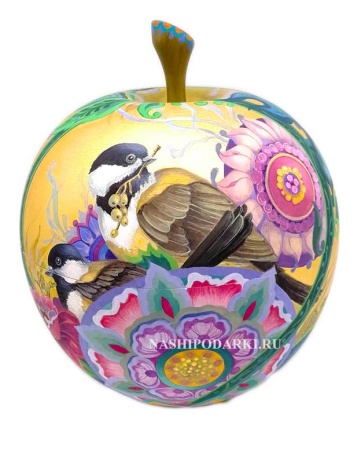 Яблоко авторское "Русская зима" 18х12 см. арт. 846122