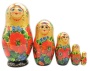 Матрешки маки 5 мест 15 см. арт. 53449