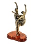 Фигурка из латуни с янтарем Балет 52х75 мм. арт. 203 Фигурка из латуни с янтарем Балет 52х75 мм. арт. 203