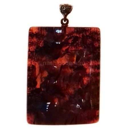 картинка Янтарь Подвеска  4.5х2.5см 6.79гр Арт. 190319610 магазин 