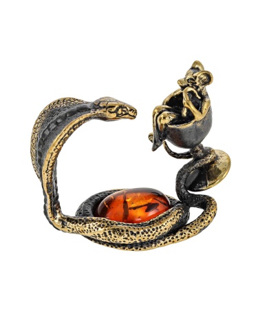 Змейка с мышкой 45х30 мм. арт. 318 Змейка с мышкой 45х30 мм. арт. 318