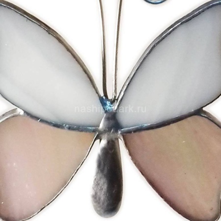 Витражное украшение подвеска-брошь "Бабочка" 6х6см Арт. 150319560 