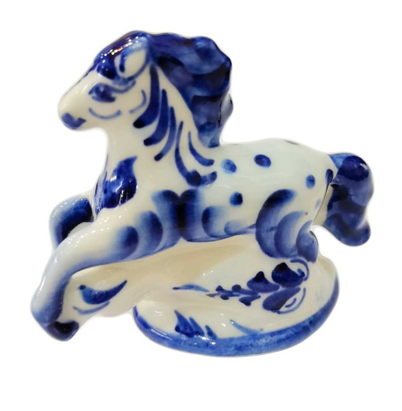 Лошадка гжель 8 см. арт. 57520523