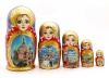 Матрешка Москва деколь 5 мест 15см арт. 844558