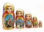 Матрешка Москва деколь 5 мест 15см арт. 844558
