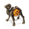 Фигурка из латуни с янтарем Верблюжонок арт. 799