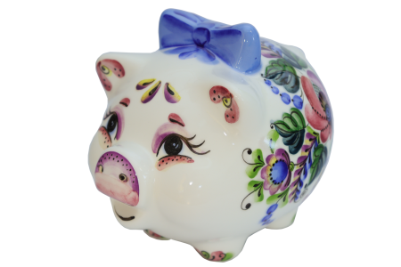 Копилка Свинка (Цветочек) Арт.: СК-00056992