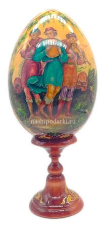 Яйцо авторское "Музыканты" 14см арт. 853381 Яйцо авторское "Музыканты" 14см арт. 853381