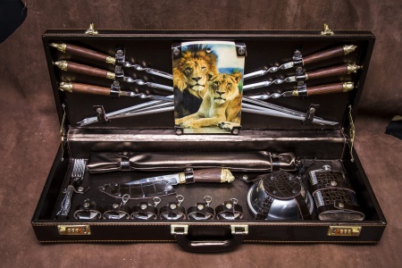 Дипломат набор "Странник" для шашлыка арт. 6742332 