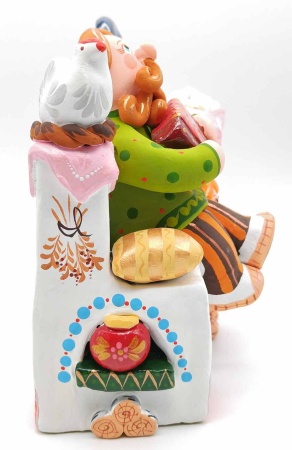 Ковровская игрушка "Печка средняя" 16х16 см. арт. 899091313 Ковровская игрушка "Печка средняя" 16х16 см. арт. 899091313