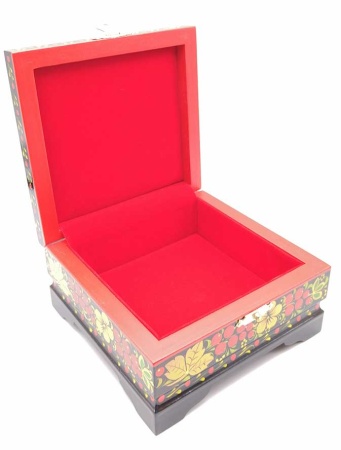 Шкатулка Хохлома 12х12 см. арт. 784531