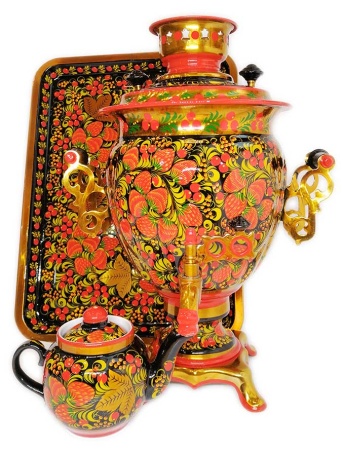 Самовар электрический 3 литра набор Хохлома Арт. 474214 