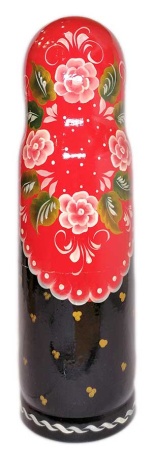 Штоф 0.7 красный 37 см. арт. 7856412