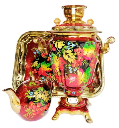 Самовар электрический набор 3 литра "Клен" арт. 14622913 