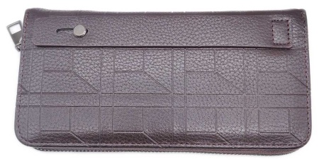 Портмоне мужское / Кошелек мужской на молнии 10х20 арт. 783259