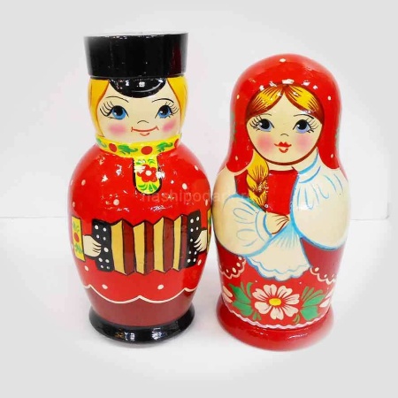 Матрешка "Вятская" 2 места 16см арт. 1218757