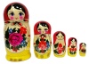 Матрешка семеновские узоры 5 мест 18см арт. 893171