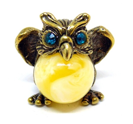 Филин маленький (белый) арт. 111-1