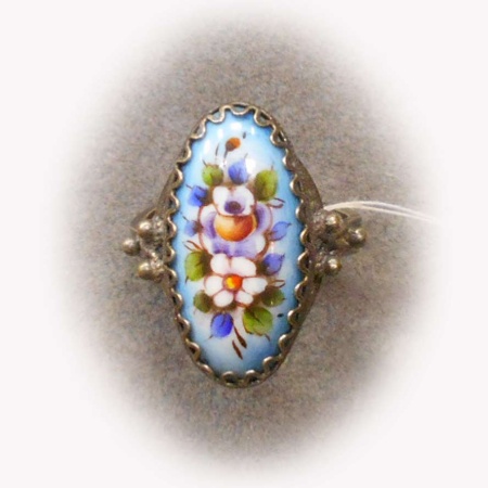 картинка Ростовская финифть Брошь арт. 1118452 