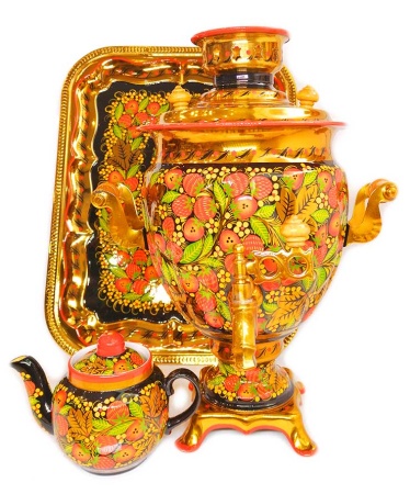 Самовар электрический набор 3 литра "Хохлома" арт. 194622