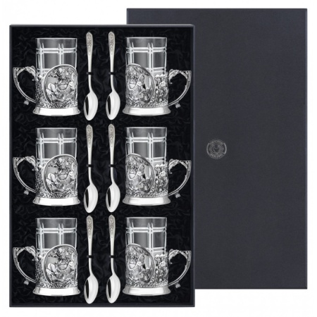 Набор из 6 подстаканников "Рыбацкий"  Артикул: КМ2901206, 