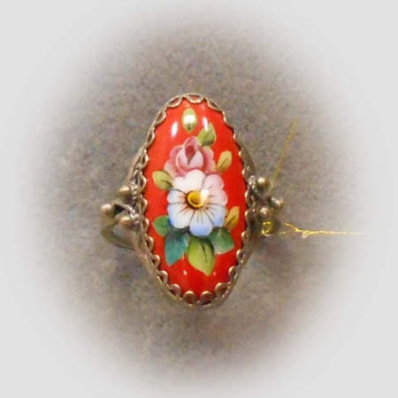 картинка Ростовская финифть Брошь арт. 1118458 